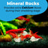 Calcium Rocks for Shrimps, Enhances Pet Color, Provides Hideout, Beneficial for Shedding, 1.7 oz. (50g)