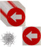 Trail Markers Pack of 30, Bright Reflective Aluminum Signs to Mark Trees for Hiking, Camping, Hunting