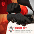 NoCry Tactical Gloves for Men - Comfortable Knuckle Guards, Durable with Reinforced Palm, Touchscreen Fingers