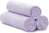 S&T INC. Microfiber Sweat Towel (16"x27") - Purple Gym and Yoga Towels, 3 Pack for Home Gym Bag