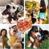 Dog Chew Toys for Aggressive Chewers, Tough Bacon Flavored Bone Toys for Medium/Large Breed Dogs