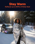PREPARED4X Mylar Blankets 8 Pack, Waterproof Emergency Blankets for Outdoor Survival