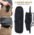 LIVANS Tactical Flashlight Pouch Holster - Rotatable Flashlight Holder Belt Clip with 360 Degree Carabiner Reel Clip
