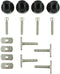 YakAttack GearTrac Hardware Assortment Kit, 1/4-20 Thread, Compatible with Most Kayak Track Systems