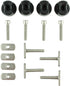 YakAttack GearTrac Hardware Assortment Kit, 1/4-20 Thread, Compatible with Most Kayak Track Systems