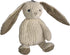 Petlou Soft Corduroy Rabbit Dog and Cat Toys, 15-Inch, Creamy White Colour