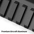 Picatinny Offset Rail Mounts, 45 Degree Low Profile Aluminum Rail for Flashlight Laser Sights