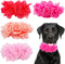 Dog Collar Charms with Large Flowers - 4, 6, or 20PCS Attachment for Small Medium Big Girl Cat Puppy Rabbit