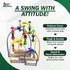 Sweet Feet and Beak Small Whirly Bird - Perfect Cage Toy Stimulates Visual and Physical Activity - Safe, Non-Toxic