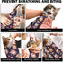 27.6"Cat Tool(6-10 lbs) Grooming Wrap, Self Adhesive Cat Wrap for Cutting Nails, Anti-Escape Calming Cat Swaddle Wrap