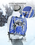 Ski Boots Bag 54L, Fully Padded Backpack for Snowboard Gear, Water-Resistant Travel Luggage with PVC Bottom Pockets