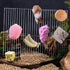 Tfwadmx Lava Block Chew Toys Teeth Grinding Pet Lava Block Calcium Stone for Chinchilla Hamster Mouse Squirrels and