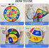 Erpotyl 29'' 12 4 3 4 5 6 7 8 9 10 11 12 Large Dart Board Toys for Kids - Sticky Board with Sticky Balls Darts Indoor