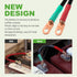 Golf Cart Battery Cable Set for Club Car DS 1995-Up, 48 Volt, 4 Gauge Welding Cable (Set of 5)