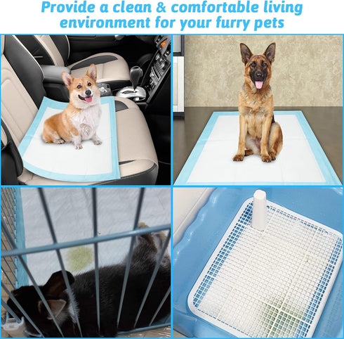 24" 36" 20 Fhiny Pee Pads for Dogs, x PCS Extra Large Disposable Puppy Pads Leak-Proof Super Absorbent Potty Training