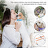 GAMUDA 12Pcs Reflective Puppy Collars, Soft Nylon Whelping Identification Collars, Glow in The Dark, Adjustable Buckle,