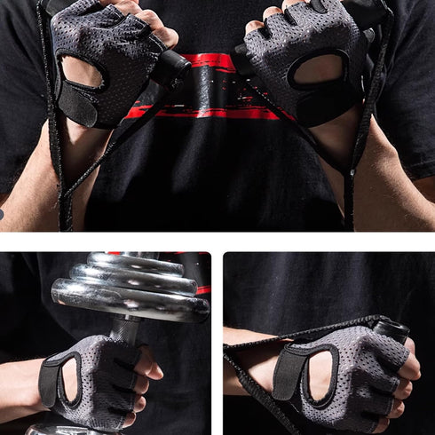 IZUS Anti-Slip Fingerless Workout Gloves for Women Gym/Exercise/Fitness/Training/Cycling with Excellent