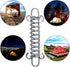 2Pcs Dog Leash Shock Absorbing Buffer Tension Spring Training, Heavy Duty Stainless Steel 304 (L)