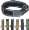Heavy Duty Military Army Tactical K9 Dog Collars, Handle Hook & Loop, Width 1.5in, Plastic Buckle Medium Large (M: Neck