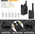 IronSeals Tactical Molle Adjustable Interphone Storage Bag, Outdoor Sports Radio Pouch for Two Ways Walkie-Talkie