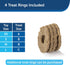 PetSafe Busy Buddy Nobbly Nubbly Treat Holding Dog Toy - Strong Chewers, Small, Multi Color, Treat Rings Included