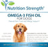 Omega 3 Fish Oil Soft Gels for Dogs - EPA & DHA for Heart, Skin, Coat & Allergy Support, 180 Soft Gels