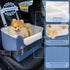 PETSFIT Dog Car Seats for Small DogsPatented Safety BucklesSafety TetherFoldable Travel Dog Booster Car Seat Reduces