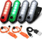 Treela 6 Pcs LED Navigation Kayak Lights with Safety Whistle Battery Operated