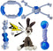 LWBMG 5 Pack Dog Rope Toys, Indestructible Durable Chew Toys, Tug of War Toy for Small Medium Large Dogs, Puppy Teething