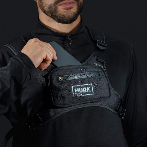 MVRK Water Resistant Chest Pack, Lightweight Running Vest with Phone Holder and Extra Storage