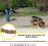 Heavy Duty Bungee Dog Leash 6 ft - 7.5 ft for Large Medium Dogs, No Pull, Reflective, Tactical, Coyote Brown