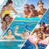 Vvinca Kids Swim Goggles with Bungee Strap, No Leaking Anti Fog for Ages 3-14