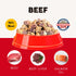 96% Nature's Diet Ready Raw Freeze-Dried Raw Dog Food, Beef, Human Grade, High Pressure Pasteurized (HPP), Meat, Organ