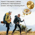 KFHENSOMR Brass Compass for Hiking Large Dial Pocket Compass with Keychain Loop Camping Survival Navigation Tool Ideal