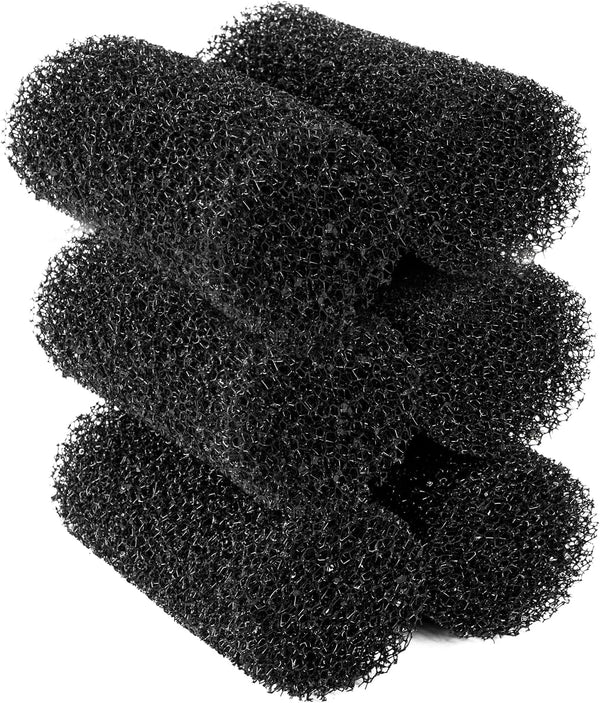 6 PCS Internal Filter Sponge Foam, Aquarium Bio Sponge Rolls for Fish Tank Filter Accessories, 4.5" x 2"