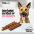 8 Pack Palz&Co Hogdog Pork Sausage Dog Treats - of All-Natural Grain-Free Chews for Dogs, Supports Dental Health & Hip