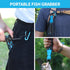 FLISSA Folding Fish Gripper with Lanyard, Lightweight Aluminum Fish Grabber, Portable Fish Lip Gripper Holder