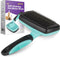 Hertzko Dog & Cat Brush, Self Cleaning Slicker Brush for Pets, Grooming Brushes for Long and Short Haired Dogs and Cats