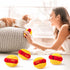 L1rabe 5 Summer Hot Dog Catnip Stuffed Toys - Gift Funny Hot Dog Cat Toys Indoor Yellow Interactive Pet Supplies