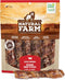 Natural Farm Power Beef Sticks Dog Chews, 6”, 15-Pack, Premium Beef Cheek Wrapped in Beef Esophagus