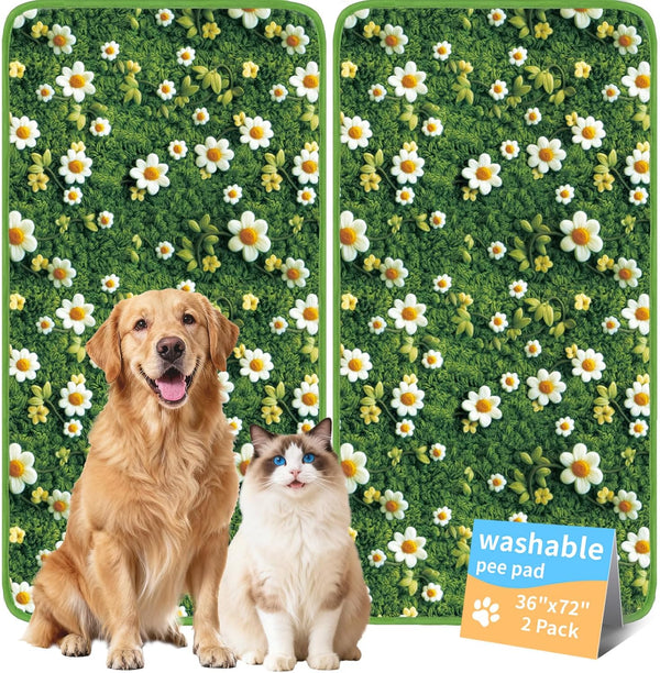 Washable Pee Pads for Dogs, Reusable Puppy Potty Training Pads, Ultra-Absorbent Thick
