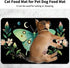 HEAKIERG 16"x24", Pet Bowl Mats for Food Cat Play Mat Pet Feeding Rug with Waterproof & Non-Slip Rubber Bottom Cushion