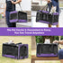 Ventilated Softside Pet Carrier for Yorkie Dog Travel, Tiny Dog Crate for Teacup Poodle, Purple