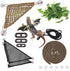 Hamiledyi Bearded Dragon Tank Accessories, Adjustable Leash, Lizard Hammock, Flexible Reptile Habitat Decor