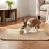 Nogeqi 1PCS 15.75x11.81 Inch Rabbit Scratching Pad, Natural Sisal Bunny Scratch Pad, Rabbit Mat Claws and Teeth Care