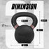 Yes4All Kettlebell Weights, Cast Iron Kettlebells for Strength Training and Full-body Exercises