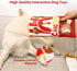 Gigwi Interactive Dog Puzzle Toys, 4 Packs Crinkle Squeaky Toys for Boredom and Stimulating for Small, Medium, Large