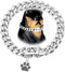 Dog Chain Collars 12mm Cuban Link with Tag Buckle, Stainless Steel Collar for Small Medium Large Dogs (18")