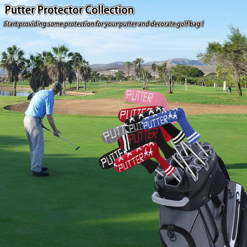 LeFeng Golf Blade Putter Cover – Knitted Ping Putter Head Cover in Premium Lightweight Material