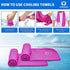 (40"x12"), Sukeen Cooling Towels for Neck and Face Soft Breathable Cooling Towel, Sweat Towel for Gym, Sport, Running